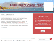 Tablet Screenshot of cynthiathielen.com